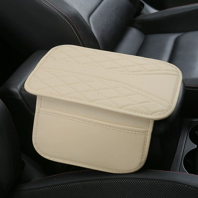 Mat, Storage Bag, Nappa Nappa – Armrest box pad - cream-white