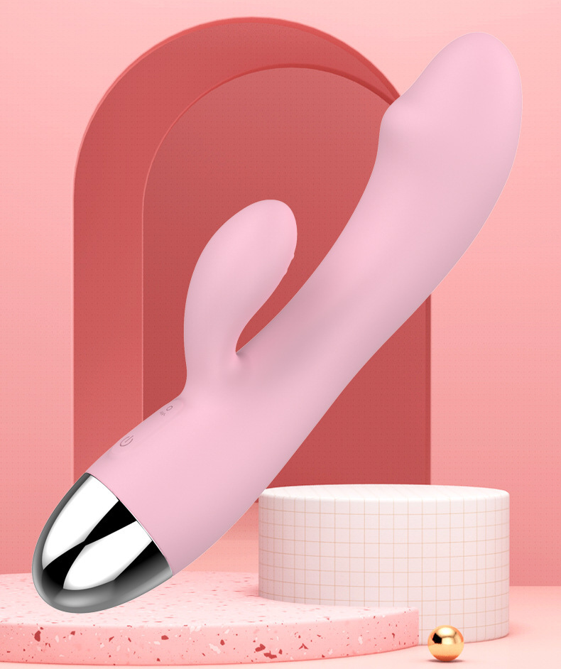 Dual-Head Vibrator with 12 Vibration Modes, Skin-Friendly Silicone, 18.5 cm — detail image 3
