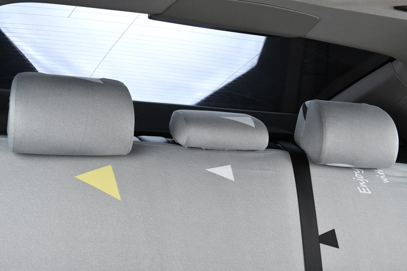 Elastic universal car seat cover, rear split-type waterproof seat cushion cover, backrest cover, headrest cover, simple elastic design
