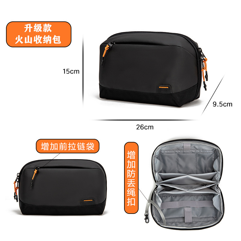 多功能线束收纳包 旅行洗漱化妆品便携包 防水手提电子设备贴身包|undefined
