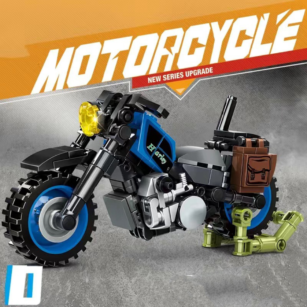 Envío gratis compatible con bloques de construcción Lego, coche de carreras ensamblado Cuatro en Uno, juguete educativo de partículas pequeñas, bloques de construcción creativos para niños, coche famoso