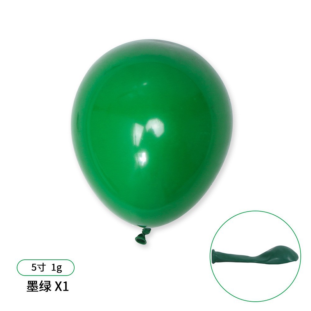 Round Matte 5-inch Dark Green 200/1 paquete