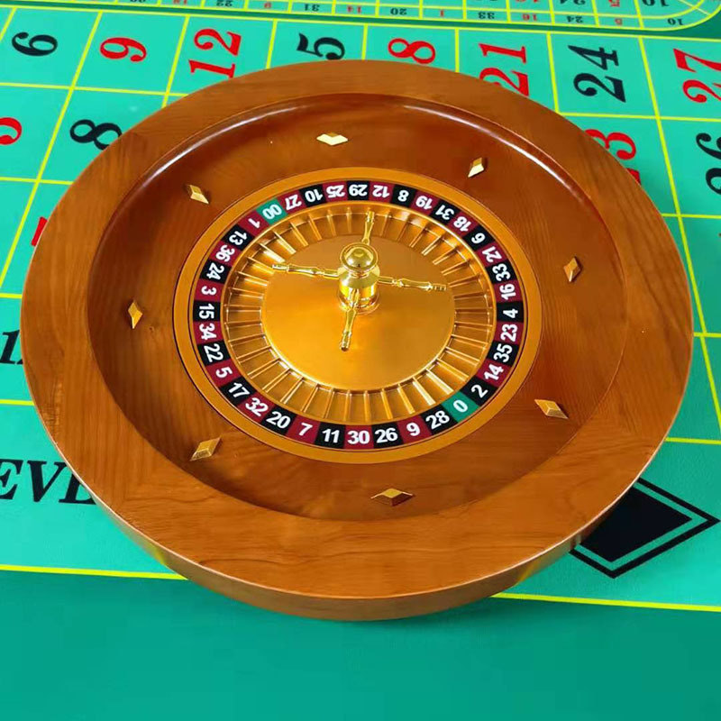 Ruleta de madera maciza amarillo diámetro 50cm20 pulgadas o 45cm18 metal Casino tocadiscos calma