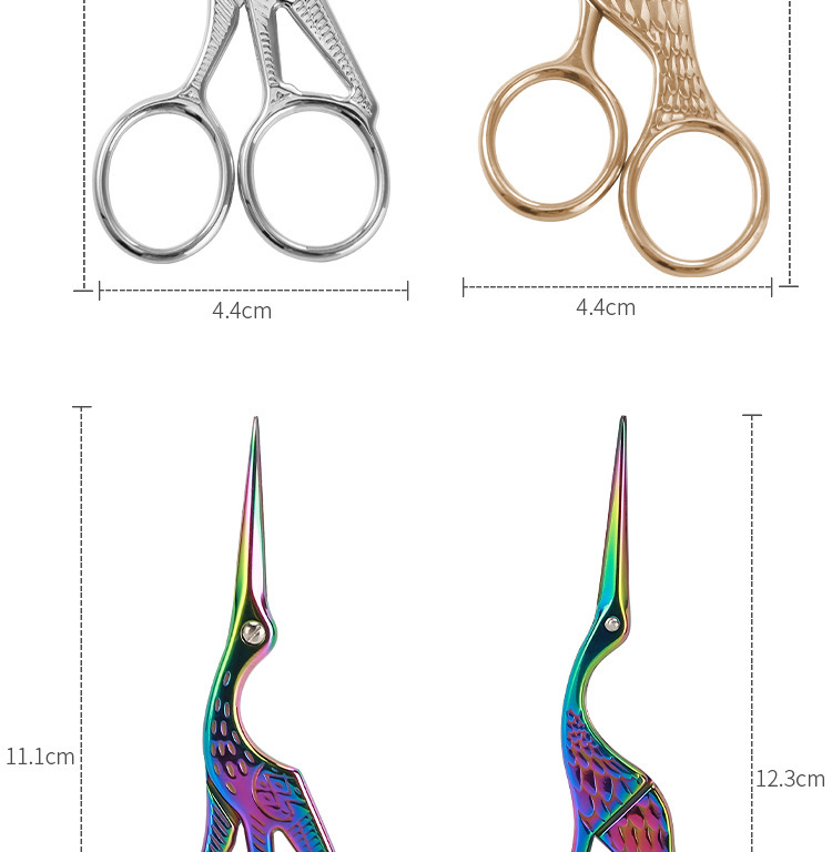 小剪刀茶叶刺绣十字绣线头剪刀学生复古手工家用迷你精致剪子便携详情4