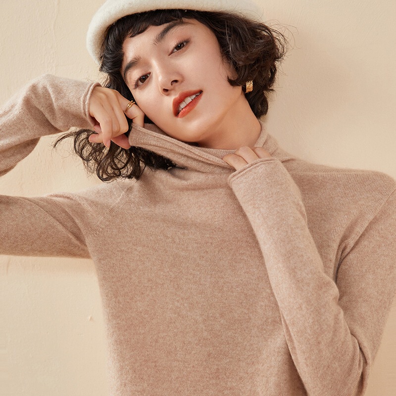 Turtleneck Cashmere Sweater, Ready-To-Wear High-Neck Cashmere Knitwear, Warm and Slimming, New Autumn and Winter Style Turtleneck Cashmere Sweater, Ready-To-Wear High-Neck Cashmere Knitwear, Warm and Slimming, New Autumn and Winter Style