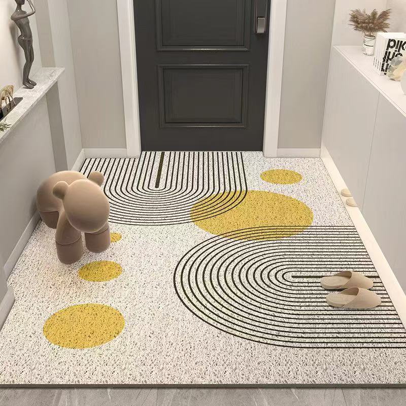 Silk Loop Entrance Door Mat for the Main Entrance, Dirt-Resistant, Dust-Removing, Non-Slip Household Mat, Hallway Mat