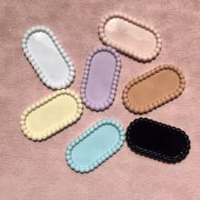 亮面齿轮花边盘子马卡龙色系diy手工材料发夹发卡配件配件贴片发