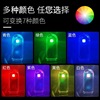 Artificial smart induction LED night light for bedroom, table lamp, voice control, human sensor