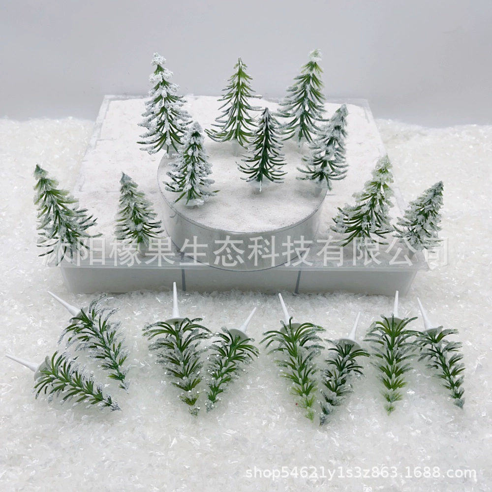 Рождественский зимний мини-рождественский торт вставка (8 видов снежных эффектов) праздничный декор