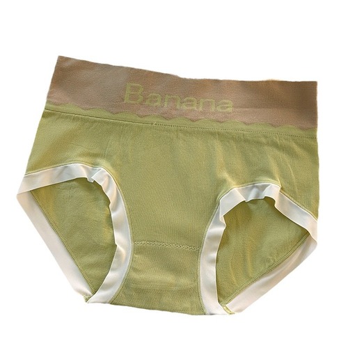Honeycomb High Waist Tummy Control Seamless Women's Underwear Seamless Comfortable Breathable Women's Large Size Women's Underwear Peach Butt Cotton File