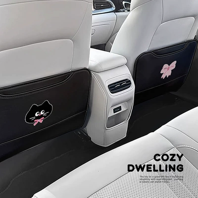 Chair back anti-kick pad | Leather Car Protective Pad