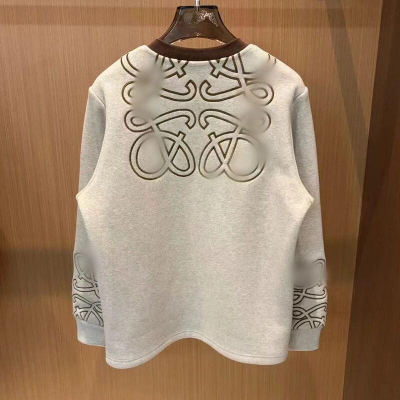 Men's Versatile Fashion Round Neck Autumn and Winter New Trendy Comfortable New Light Luxury Designer Long-Sleeve Casual Sweatshirt