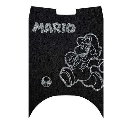 No.9 A2 60 Electric Scooter Waterproof Foot Mat, No.9 Electric Motorcycle PVC Coil Cartoon Cute Pedal Mat (Electric vehicle foot mat) - mario-no9-a260