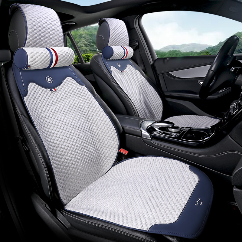 2022年新款冰豆豆凉感丝五件套免绑马鞍垫四季垫SL-100