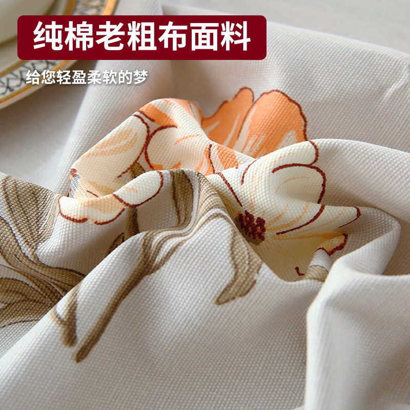 2025 nuevas sábanas de verano fresco una pieza de algodón puro 100 algodón viejo tela gruesa edredón dormitorio individual traje de tres piezas 2