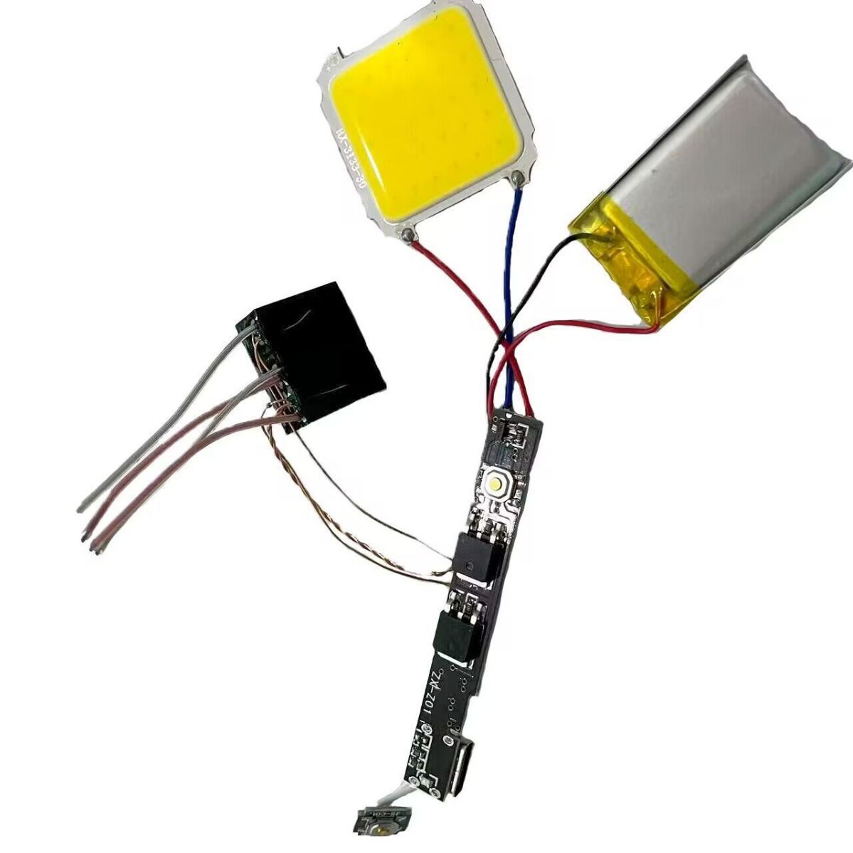 手电筒钓鱼灯头灯线路板