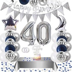 生日派對氣球Happy birthday 鋁箔乳膠氣球裝飾場景生日套餐氣球