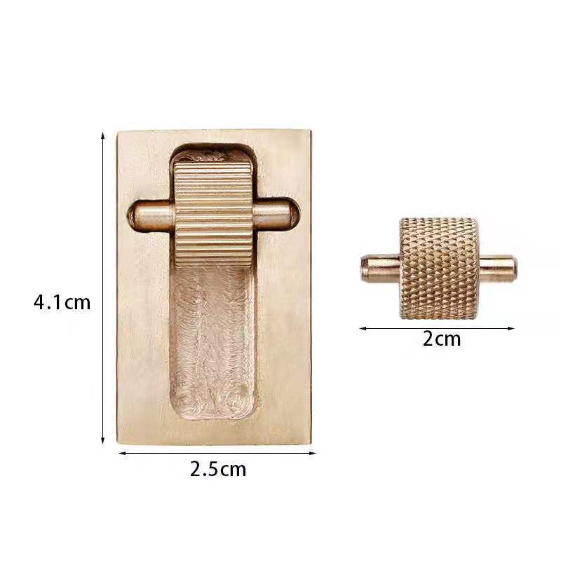 皮革皮边上边油 处理工具 纯铜边油盒  带2个头边油盒