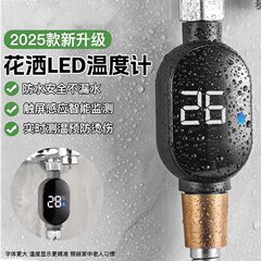 水温計ベビーバスデジタルディスプレイ防水温度計家庭用ビジュアル LED シャワー蛇口温度計メーター