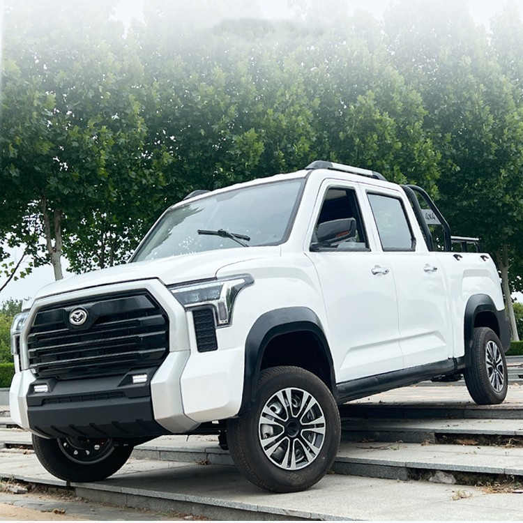 厂家定制电动四轮车小型家用代步双排皮卡油电两用成人货车电瓶车