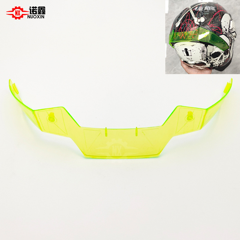 Adapted to ICON airflite ghost tail spoiler motorcycle motorcycle motorcycle helmet accessories multi-color