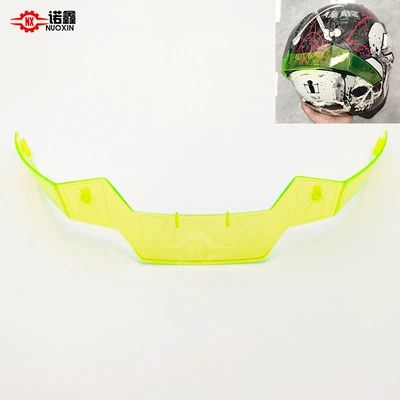 Adapted to ICON airflite ghost tail spoiler motorcycle motorcycle motorcycle helmet accessories multi-color (Dəbilqə (Kaska) aksesuarları) - airflite-rear-wing-fluorescent-green
