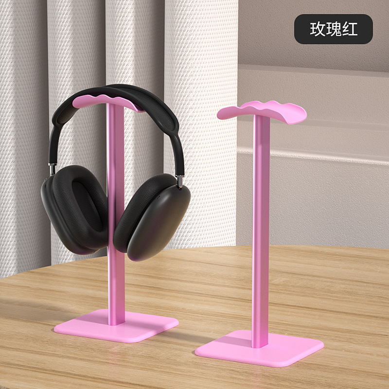 ITLY WAVE Soporte para auriculares de aleación de aluminio Soporte para auriculares de escritorio Soporte para auriculares para juegos