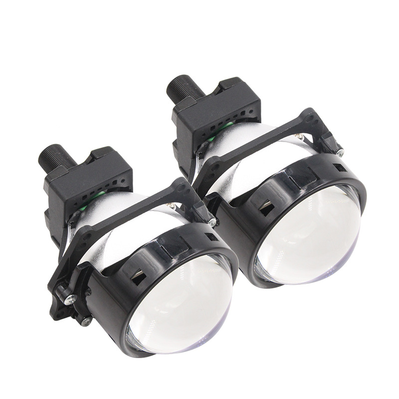 Lente de faro G2Sled de coche al por mayor transfronterizo modificado de coche de alta potencia universal LED de doble lente faro