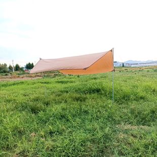 Outdoor canopy tent camping outdoor pergola thickened camping beach canopy awning wind-proof ultra-light four-corner canopy