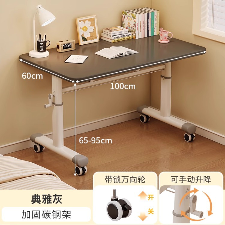 Escritorio de aprendizaje para niños de elevación, escritorio simple, juego de escritorio y silla para el hogar para estudiantes de primaria y secundaria, escritorio de escritura para tareas de dormitorio
