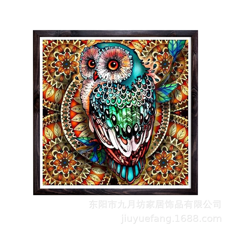 5D алмазная картина (diamond painting) 30×40 см, подсолнух/тигр/пейзаж, полный набор DIY