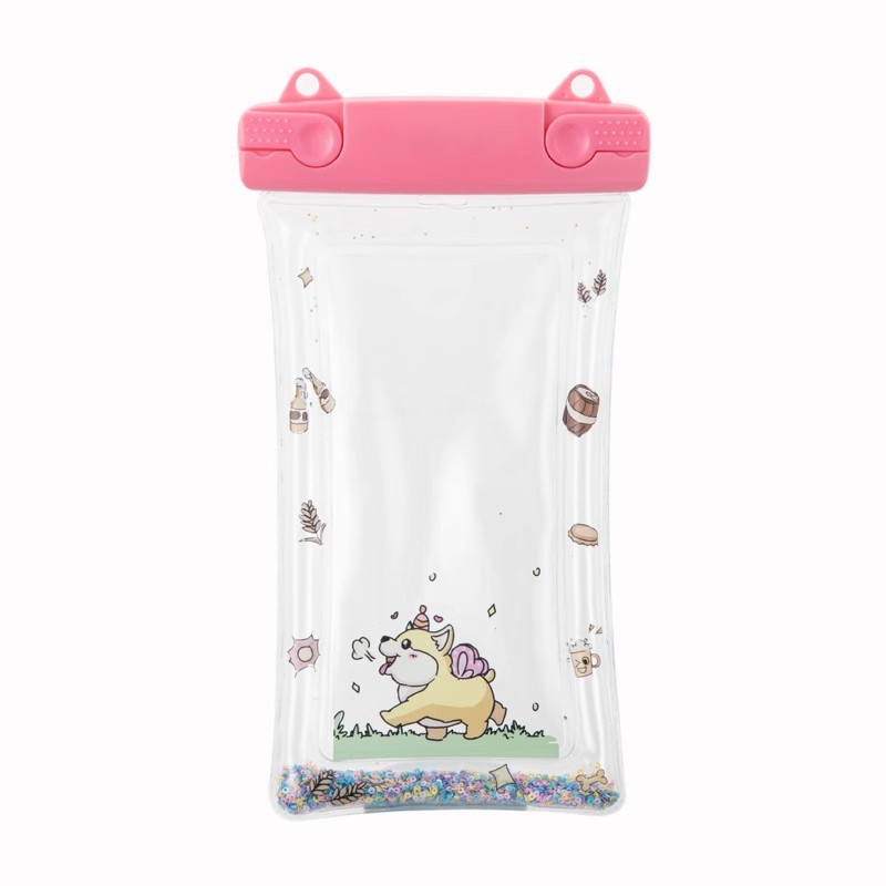 Bolsa impermeable para teléfonos móviles, bolsa de aire de dibujos animados, cubierta de pantalla táctil, bolsa impermeable para teléfonos móviles de 8 grados, bolsa impermeable para nadar, bolsa impermeable para buceo image 6