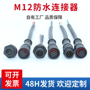 �S��ֱ��M12��ĸ���ӷ�ˮ�� 8P����ʽ��ˮ�B���������O���ˮ���^
