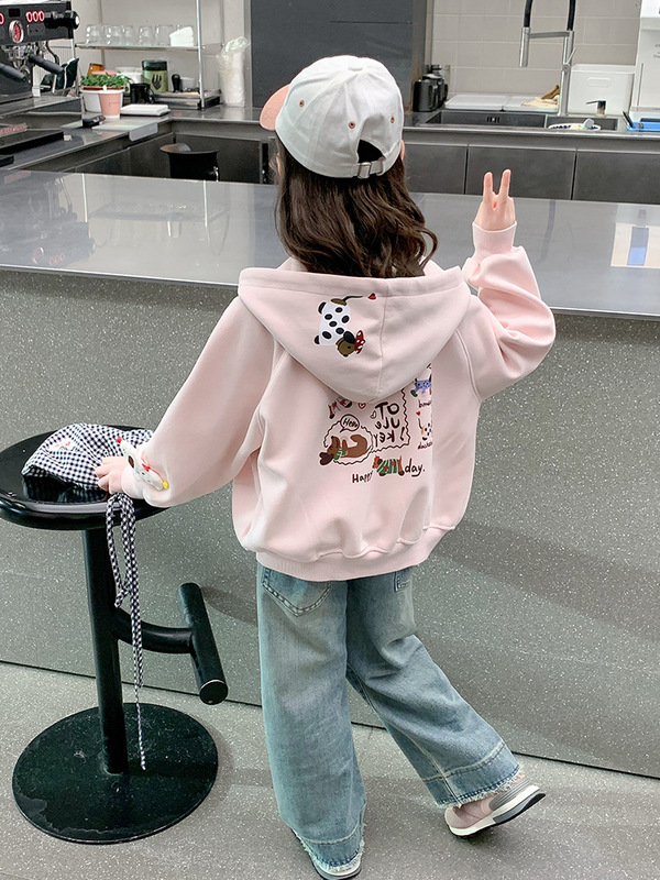 女童外套春秋款2025新款儿童洋气时髦网红棒球服春装女孩炸街上衣|undefined