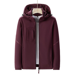Couple Business Light Luxury Three-proof Soft Shell Clothes Autumn and Winter Loose plus size Leisure Outdoor Warm Jacket 300 Jin Wearing