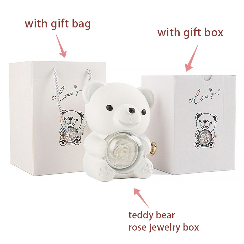 화이트베어 비누꽃 130*90*125mm (475g/개)