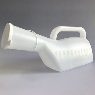Blow-Molded Urinal 1000ml Urinal for the Elderly, Easy to Clean, Lightweight and Non-Slip, Specially Designed for the Elderly