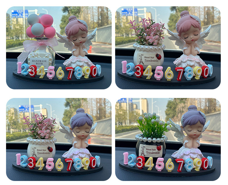 Car temporary parking car moving cartoon cute phone number plate car car moving card decoration supplies