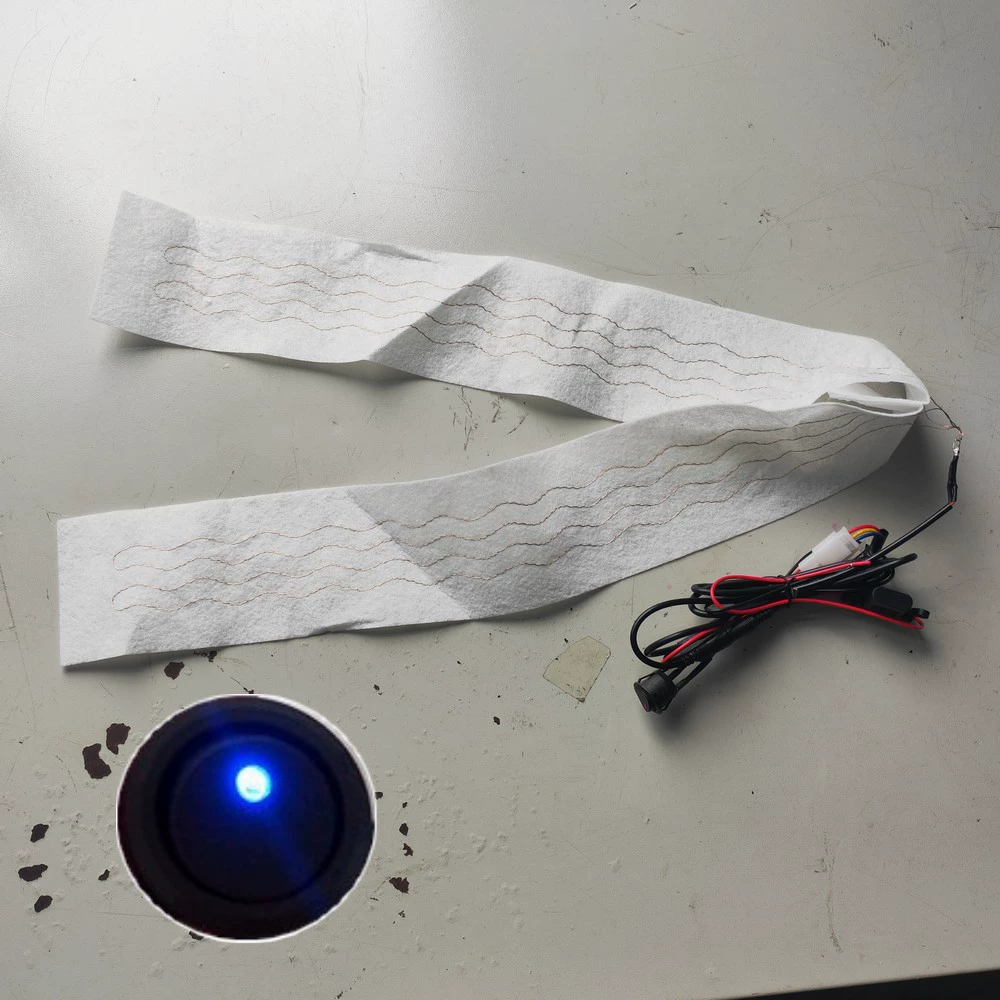 Комплект для подогрева руля автомобиля (кнопка синего света)