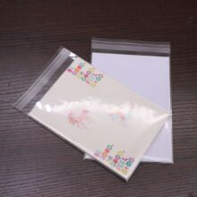 明信片方卡自粘袋出物小卡礼品贺卡打包袋生写防静电OPP自封袋