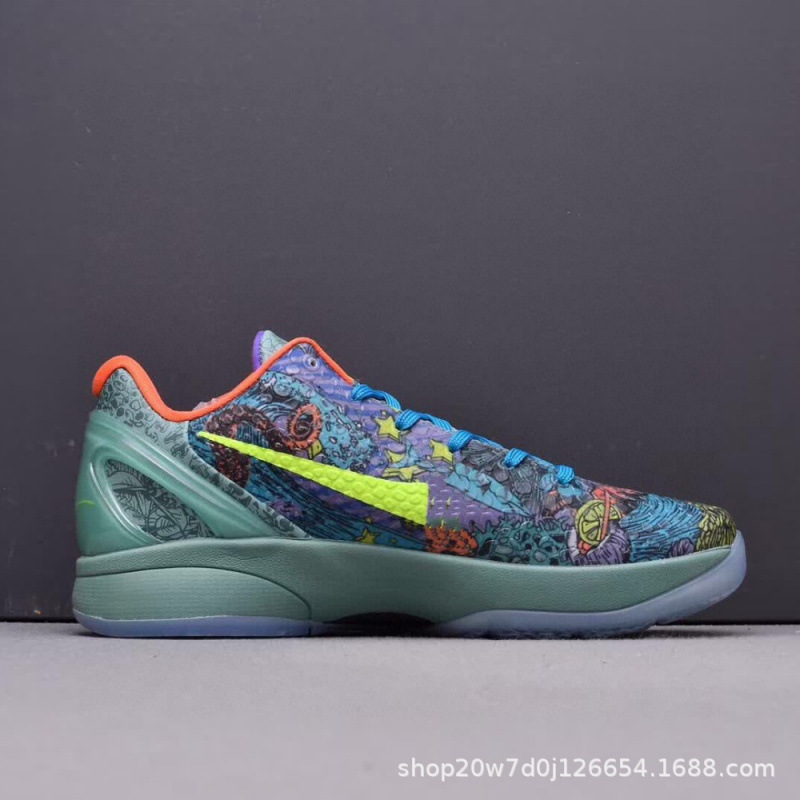 跨境科比6 青蜂侠校园实战篮球鞋 ZOOM Kobe 6防滑耐磨男女运动鞋|undefined