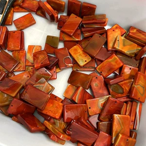 Воюющие штаты Red Agate Nothing Brand 3*5CM Производитель Оптовая уличная киоска источник живой потоковой передачи