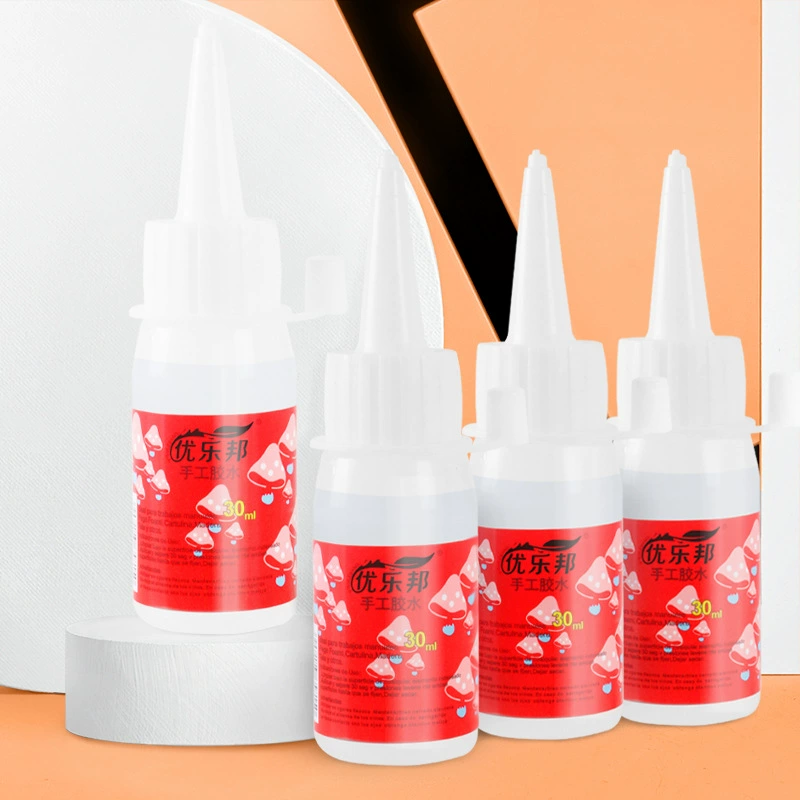30 мл спиртового клея желтая этикетка Порошковая этикетка бесцветный прозрачный фото пеньковая веревка деревянная Ткань мороженое клей спиртовой клей