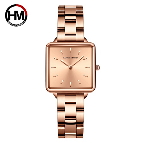 Light luxury Korean style small square watch women's watch ins style simple temperament square casual versatile forest style Hong Kong style women's watch