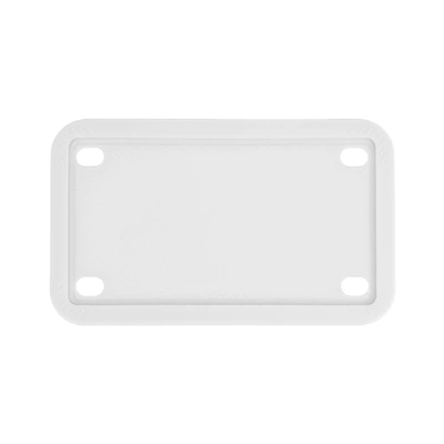 Silicone License Plate Frame Cross-Border: License plate holder/license plate holder - white