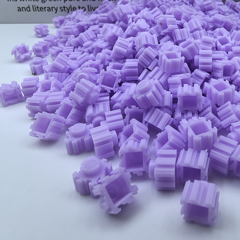 LEGO-kompatible 8mm kleine Teilchen Schüttgut Bausteine Großhandel Kinder Bastelzubehör Bildungs-Puzzlespielzeug