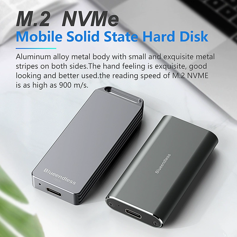 Корпус для мобильного NVMe-накопителя M.2 2242, корпус для твердотельного диска, ноутбук, Type-C