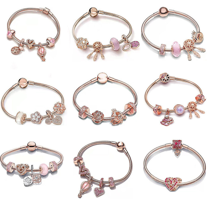 Panjia bracelet hollow Galaxy Rose Gold series Daisy series birthday Valentine's Day finished bracelet a generation of hair