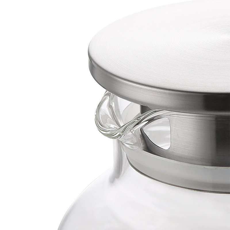 Deslong Qingyun glass cold kettle set DQY-TZ016B 2 cups + 1 pot hot and cold dual-purpose kettle 1400