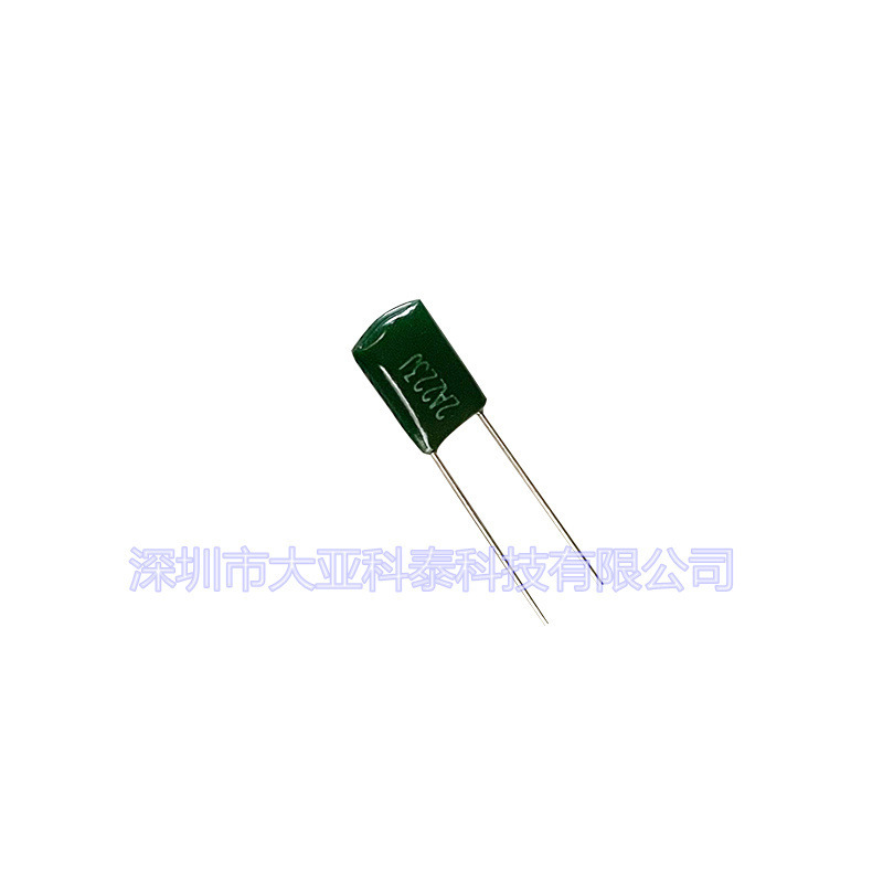 Cl11グリーンポリエステルコンデンサー2a 223j100v/2g 223400v 2j 223j630v足距離p5|undefined